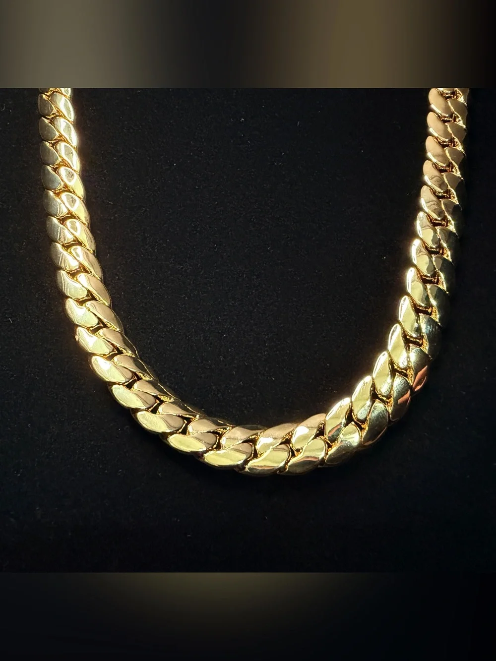 Miami Cuban 21in 11.5MM 14K Stamped Gold Filled necklace w/box lock. Brand New!